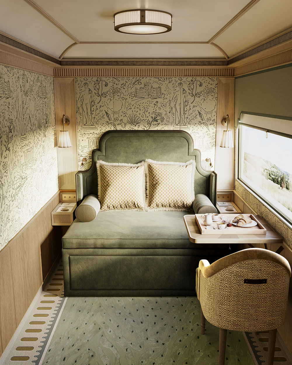 Enjoy luxury cabins